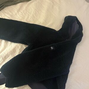 ALO Yoga Navy Teddy Jacket